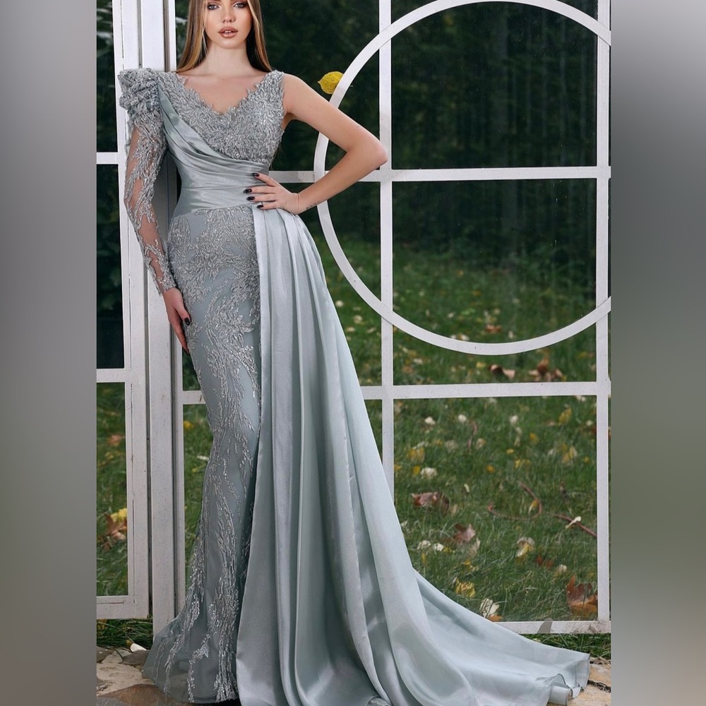 Catwalk couture evening gown